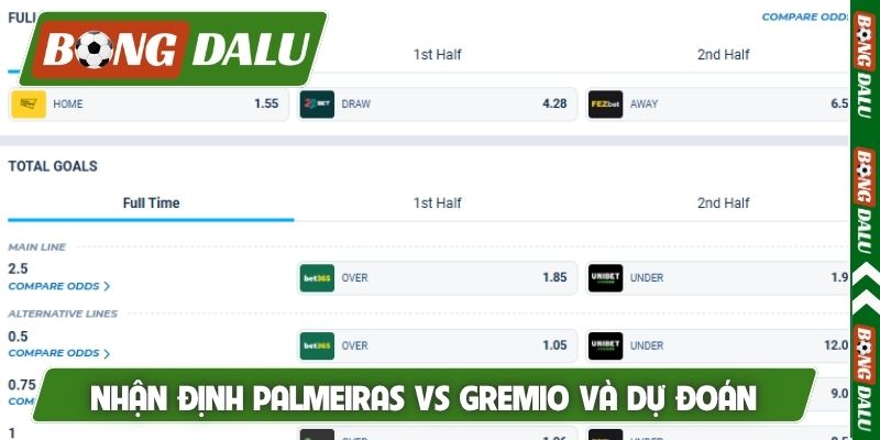 Nhận định Palmeiras vs Gremio và dự đoán kết quả